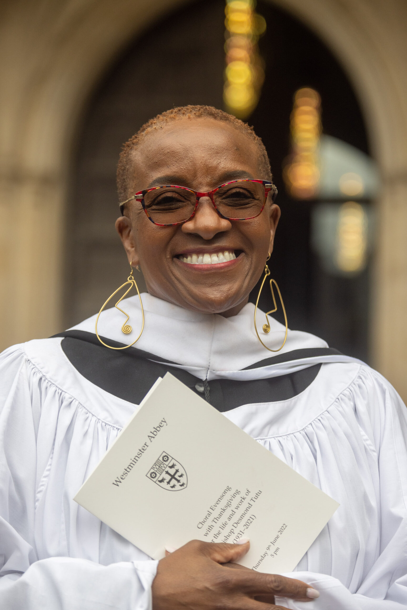 A Choral Evensong Service Of Thanksgiving For The Life And Work Of Archbishop Desmond Tutu  1931 2021  Was Held At Westminster Abbey  London  The Service Was Led By The Dean Of Westminster The Very Dr David Hoyle With Archbishop Desmond Tutu   S Daugh